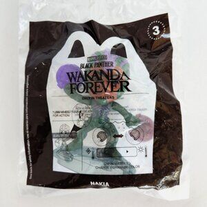 McDonald's Black Panther NAKIA Wakanda Forever #3 Happy Meal Kids Toy Sealed NEW
